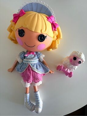 Vintage Lalaloopsy Little Bah Peep 12" Full Size  & Pet Sheep